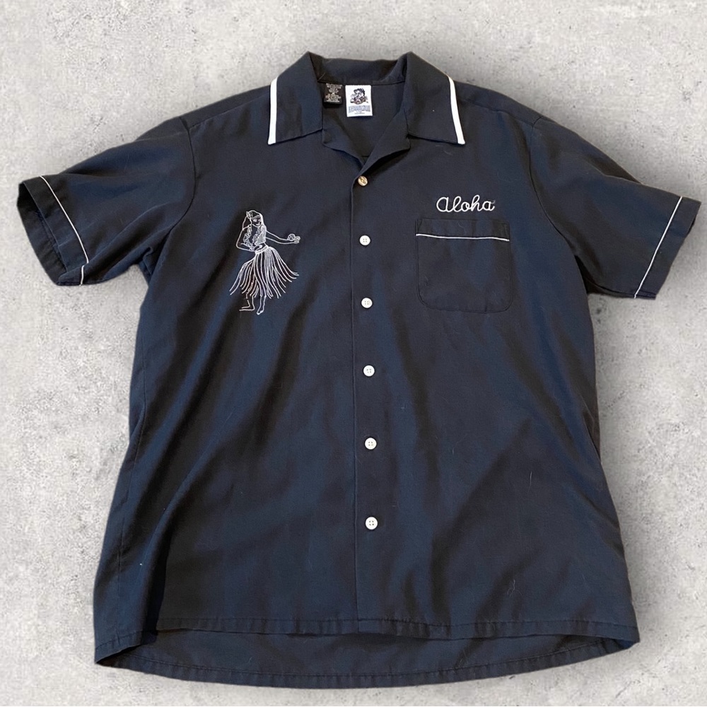 Embroidered Hawaiian Shirt